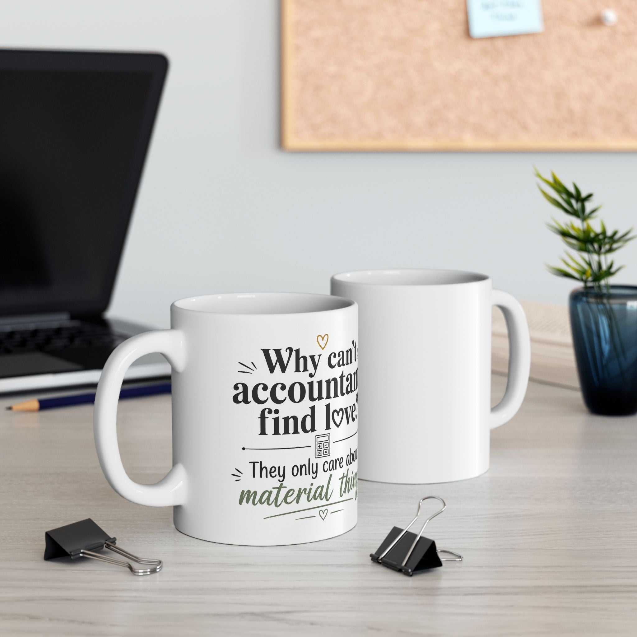 Ceramic Mug — "Accurate Appreciation? Accurate Depression." Funny Sarcastic Coffee Cup for Mental Health Humor