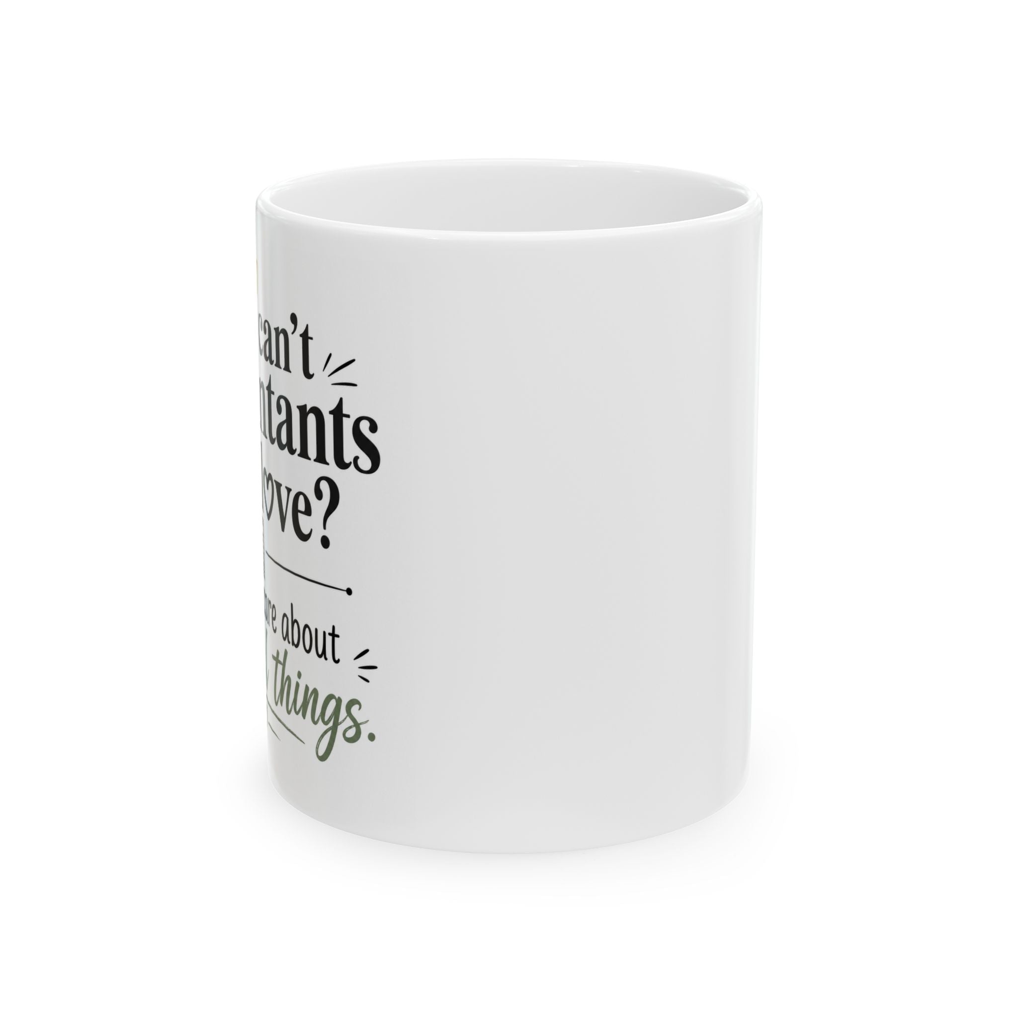 Ceramic Mug — "Accurate Appreciation? Accurate Depression." Funny Sarcastic Coffee Cup for Mental Health Humor